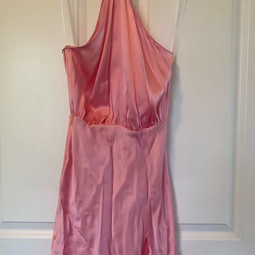 Amanda Uprichard Blush Satin Dress size XS